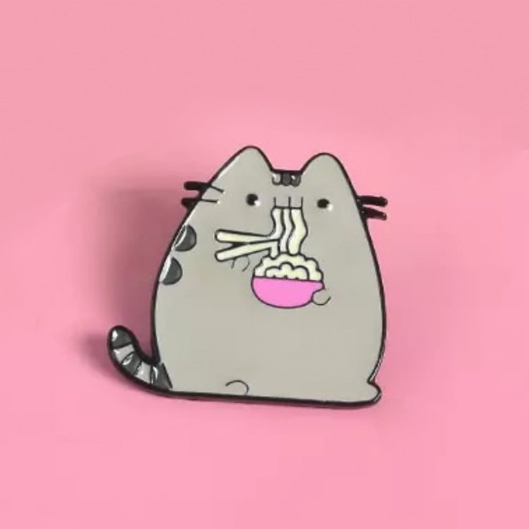 przypinka kot miska róż 1.jpg