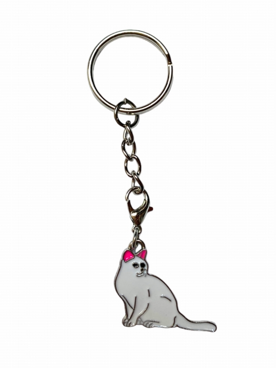 brelok kot biały 4.JPG